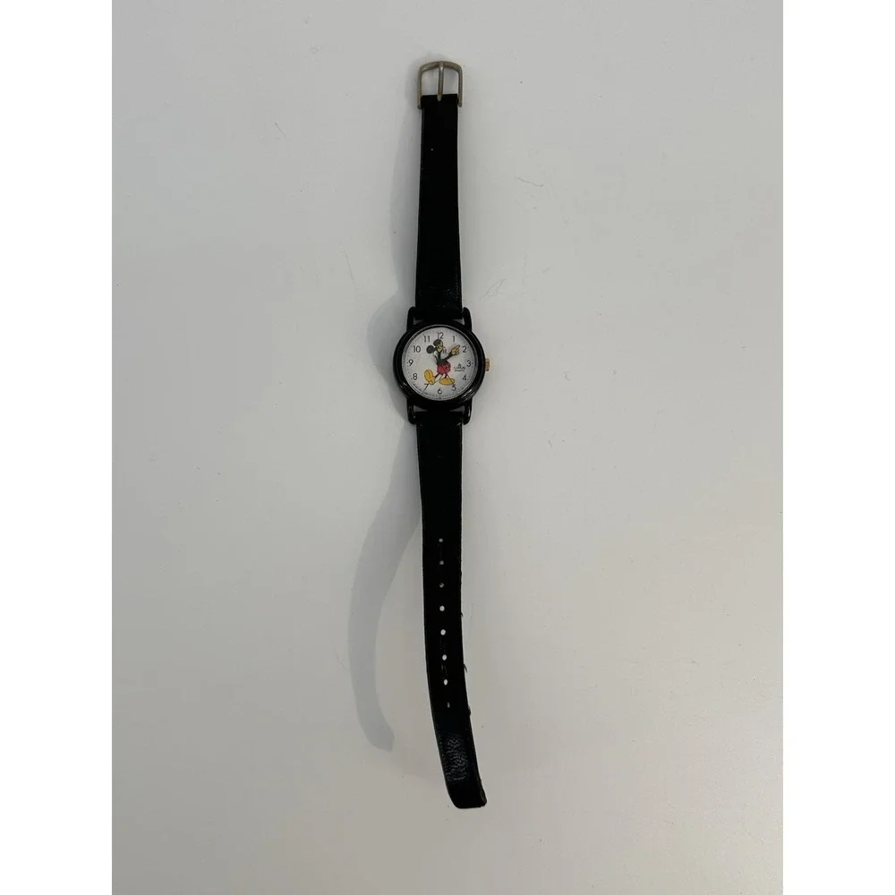 Lorus‎ Mickey Mouse Watch V811-0070 Womens 25mm Resin Case Quartz Three Hands